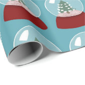 Weihnachtsschneedecke Geschenkpapier (Rolleneckpunkt)