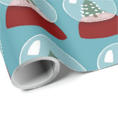 Weihnachtsschneedecke Geschenkpapier (Rolleneckpunkt)