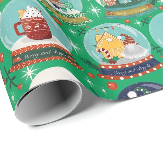 Weihnachtsschneedecke//Gnome//Lebkuchenhaus// Geschenkpapier (Rolleneckpunkt)