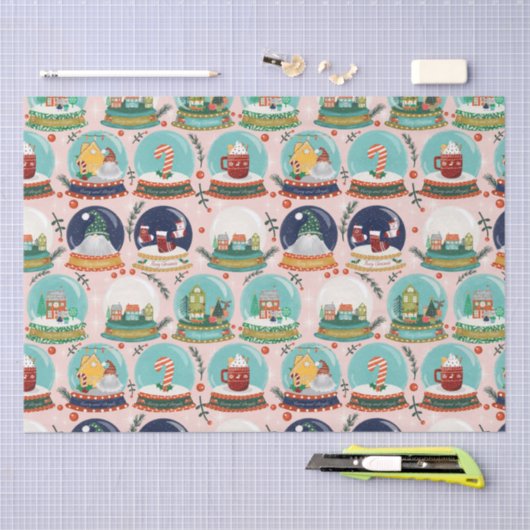 Weihnachtsschneedecke//Gnome//Lebkuchenhaus// Seidenpapier (Handwerk)