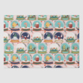 Weihnachtsschneedecke//Gnome//Lebkuchenhaus// Seidenpapier (Vorderseite)