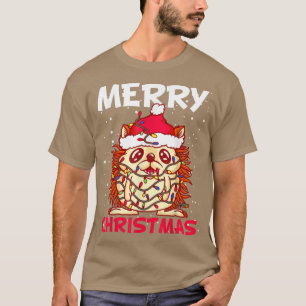 Weihnachtsschneedecke Igel Kostüm Santa Maria degl T-Shirt