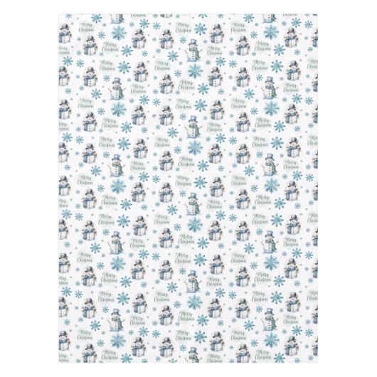 Weihnachtsschneedecke Tischdecke (Vorderseite)