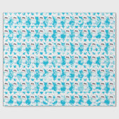 Weihnachtsschneedecke Urlaubspapier Geschenkpapier (Flach)