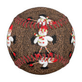 Weihnachtsschneedekoration Baseball (Rückseite)
