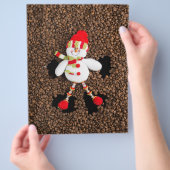 Weihnachtsschneedekoration Flyer (Hand)