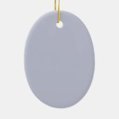 Weihnachtsschneedekoration Keramik Ornament (Hinten)