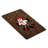 Weihnachtsschneedekoration Magnet (Rechte Seite)