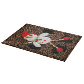 Weihnachtsschneedekoration Schneidebrett (Ecke)