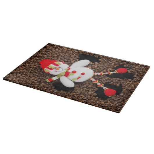 Weihnachtsschneedekoration Schneidebrett (Ecke)