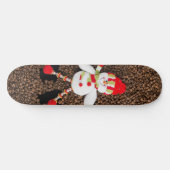 Weihnachtsschneedekoration Skateboard (Horizontal)