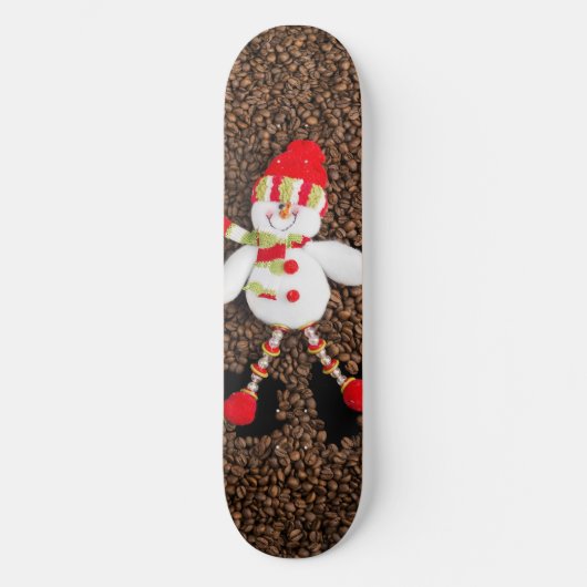 Weihnachtsschneedekoration Skateboard (Vorderseite)
