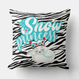 Weihnachtsschneedruckerin Tierdruckkissen Kissen