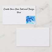 Weihnachtsschneefahrer Visitenkarte (Vorne/Hinten)