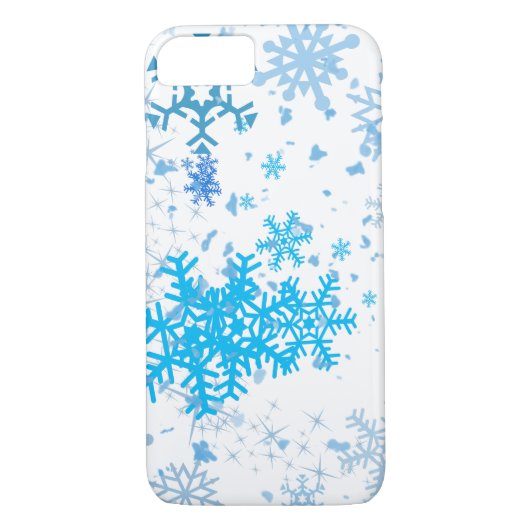 Weihnachtsschneefall Case-Mate iPhone Hülle (Rückseite)