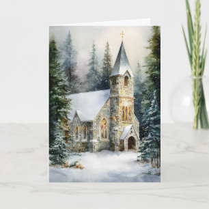 Weihnachtsschneefall in der Kapelle Weihnachten