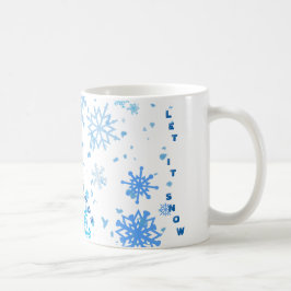 Weihnachtsschneefall Kaffeetasse