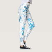 Weihnachtsschneefall Leggings (Rechts)