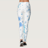 Weihnachtsschneefall Leggings (Rückseite)