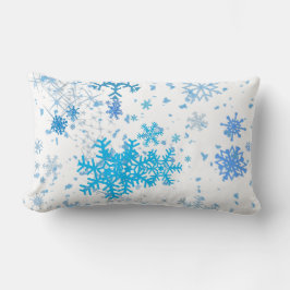 Weihnachtsschneefall Lendenkissen