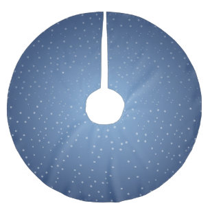 Weihnachtsschneefall Polyester Weihnachtsbaumdecke