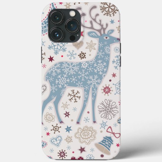 Weihnachtsschneeflake Deer iPhone Case Mate (Rückseite)