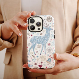 Weihnachtsschneeflake Deer iPhone Case Mate