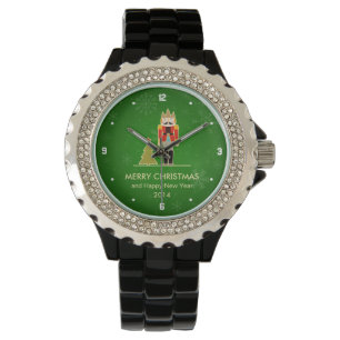 Weihnachtsschneeflocke - armbanduhr