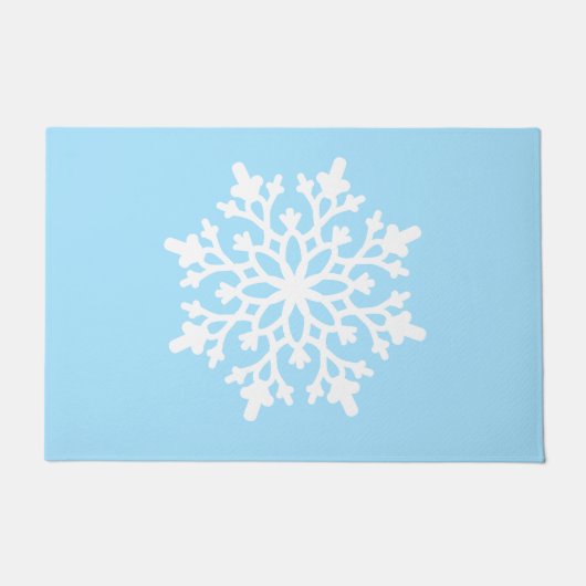 Weihnachtsschneeflocke Doormat Fußmatte (Vorderseite)