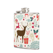 Weihnachtsschneeflocke Flachmann (Links)