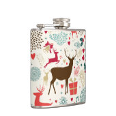 Weihnachtsschneeflocke Flachmann (Rechts)