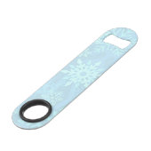 Weihnachtsschneeflocke-Flaschen-Öffner Speed Flaschenöffner (Vorderseite Schrägansicht)