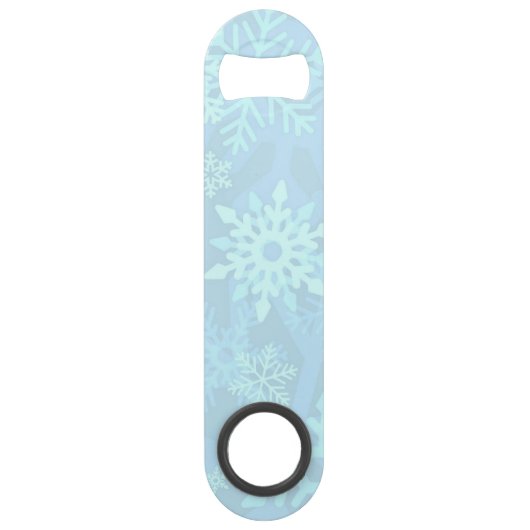 Weihnachtsschneeflocke-Flaschen-Öffner Speed Flaschenöffner (Rückseite)