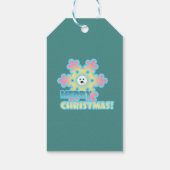 Weihnachtsschneeflocke Geschenkanhänger (Rückseite)