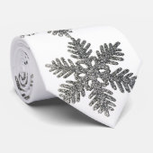 Weihnachtsschneeflocke Krawatte (Gerollt)
