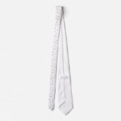 Weihnachtsschneeflocke-Krawatte Krawatte (Rückseite)