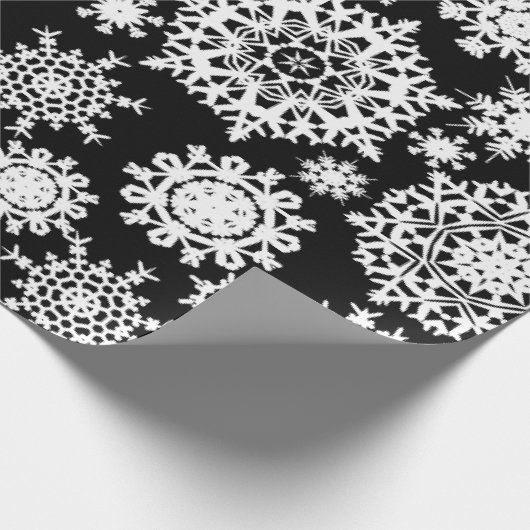 Weihnachtsschneeflocke-Muster-Packpapier Geschenkpapier (Ecke)