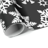 Weihnachtsschneeflocke-Muster-Packpapier Geschenkpapier (Rolleneckpunkt)