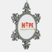 Weihnachtsschneeflocke Ornament (Links)