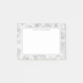 Weihnachtsschneeflocke Personalisierter Name Post-it Klebezettel (Vorderseite)