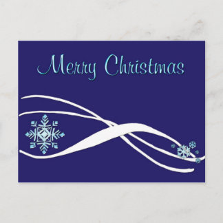 Weihnachtsschneeflocke Postkarte