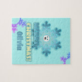 Weihnachtsschneeflocke Puzzle (Horizontal)