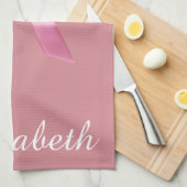 Weihnachtsschneeflocke Rosa Glossarmatur und Diama Geschirrtuch (Viertel Falte)