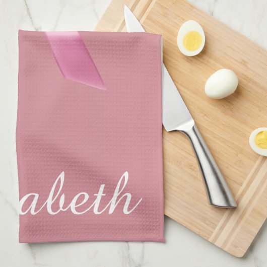 Weihnachtsschneeflocke Rosa Glossarmatur und Diama Geschirrtuch (Viertel Falte)