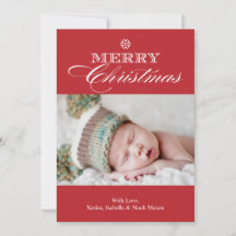 Weihnachtsschneeflocke | Rot