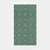 Weihnachtsschneeflocke Vintages Muster Serviette (Vorderseite)