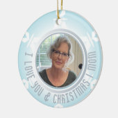 Weihnachtsschneeflocke Weihnachtsfeier Ornament (Links)