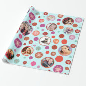 Weihnachtsschneeflocken 14 geschenkpapier (Ungerollt)