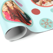 Weihnachtsschneeflocken 14 geschenkpapier (Rolleneckpunkt)