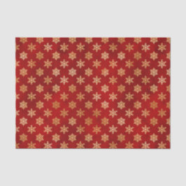 Weihnachtsschneeflocken aus Gold Seidenpapier